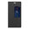 Window View Smart Leather Flip Case for Huawei P8 - Black