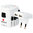 SKROSS PRO+ 10A World Travel Adapter & Dual USB Charger (3-Pole)