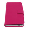 Leather Wallet Flip Case for ZTE Blade S6 - Hot Pink