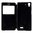 Window Display Leather Flip Case for Oppo R7 - Black