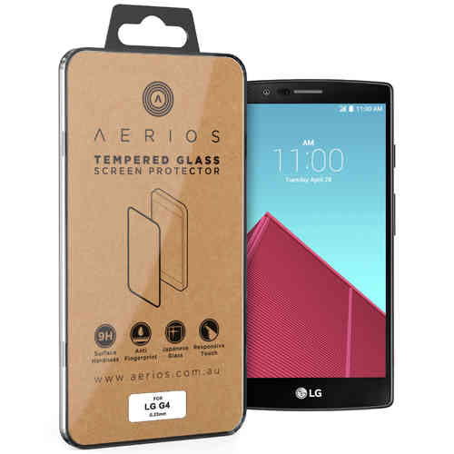 Aerios 9H Tempered Glass Screen Protector for LG G4