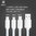 Baseus 3-in-1 iPhone / iPad / Android / USB Type-C Charging Cable Set