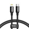 Baseus Yiven Nylon Braided USB Type-C to Lightning Cable (1m) for iPhone / iPad