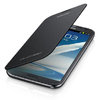 Flip Cover Protective Case with NFC for Samsung Galaxy Note 2 - Black