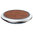 10W Adaptive Fast Qi Wireless Charging Leather Pad for Phones - Brown
