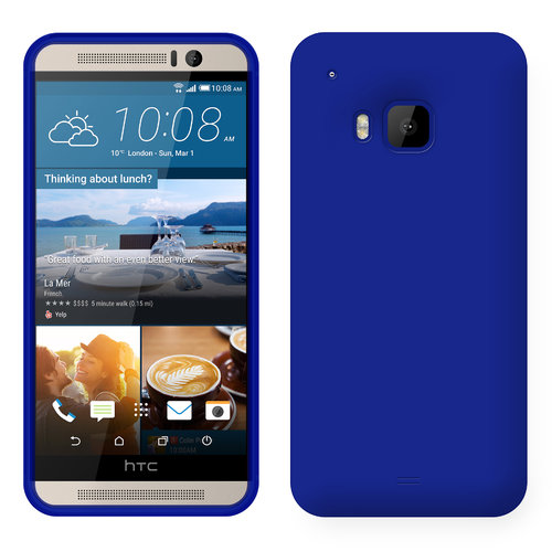 Flexi Candy Crush Silicone Case for HTC One M9 - Dark Blue (Matte)