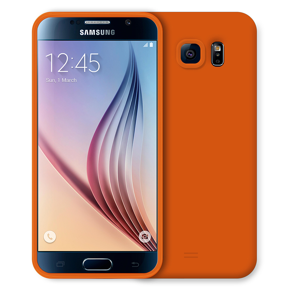 Candy Crush Case For Samsung Galaxy S6 Orange