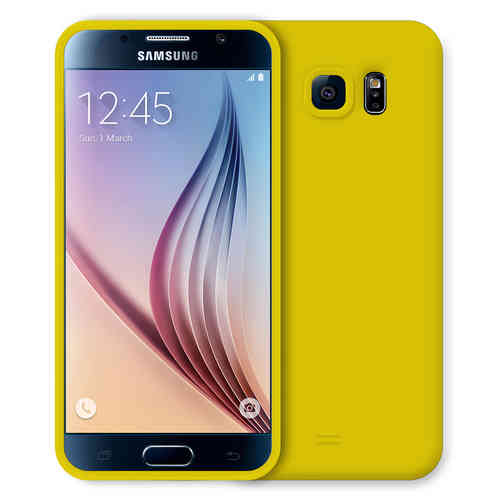 Flexi Candy Crush Case for Samsung Galaxy S6 - Yellow (Matte)