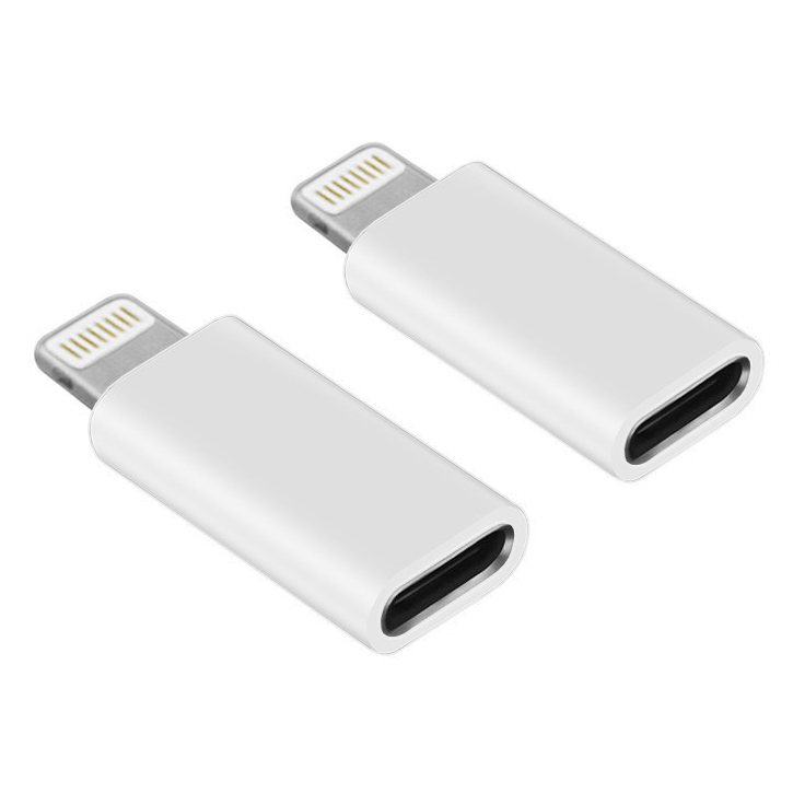 USB-C Adapter Cable Male USB Type C to Male 8 Pin iPhone Tablet Pad iPod 1M 