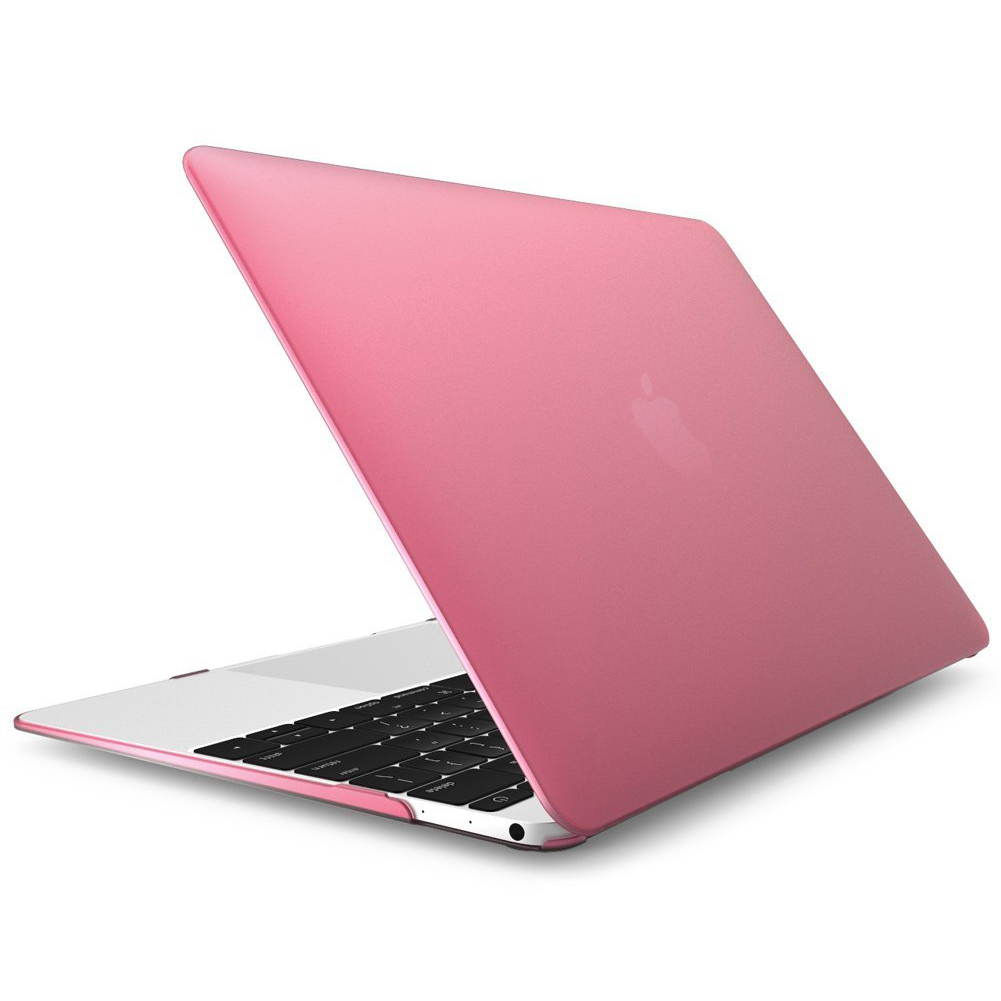 Frosted Hard Shell Case for Apple MacBook 12 inch Pink