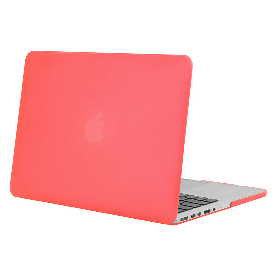 Frosted Hard Shell Case for Apple MacBook Pro 15 inch 2015 2014 2013 2012 Pink