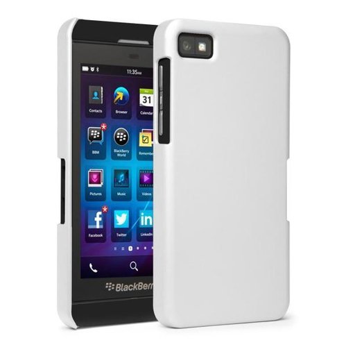 Hard Shell Candy Case for BlackBerry Z10 - White (Matte)