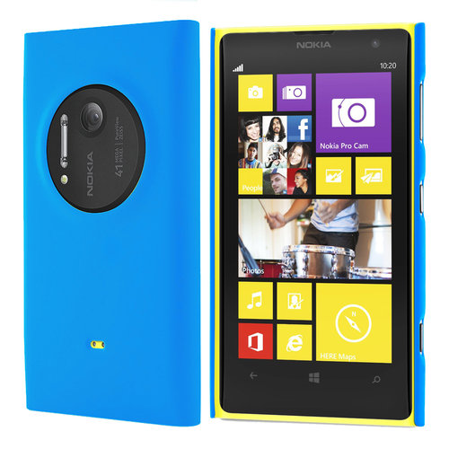 Feather Hard Shell Case for Nokia Lumia 1020 - Sky Blue (Matte Grip)