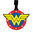 Ikon Collectables Wonder Woman Logo Travel Bag Luggage Tag
