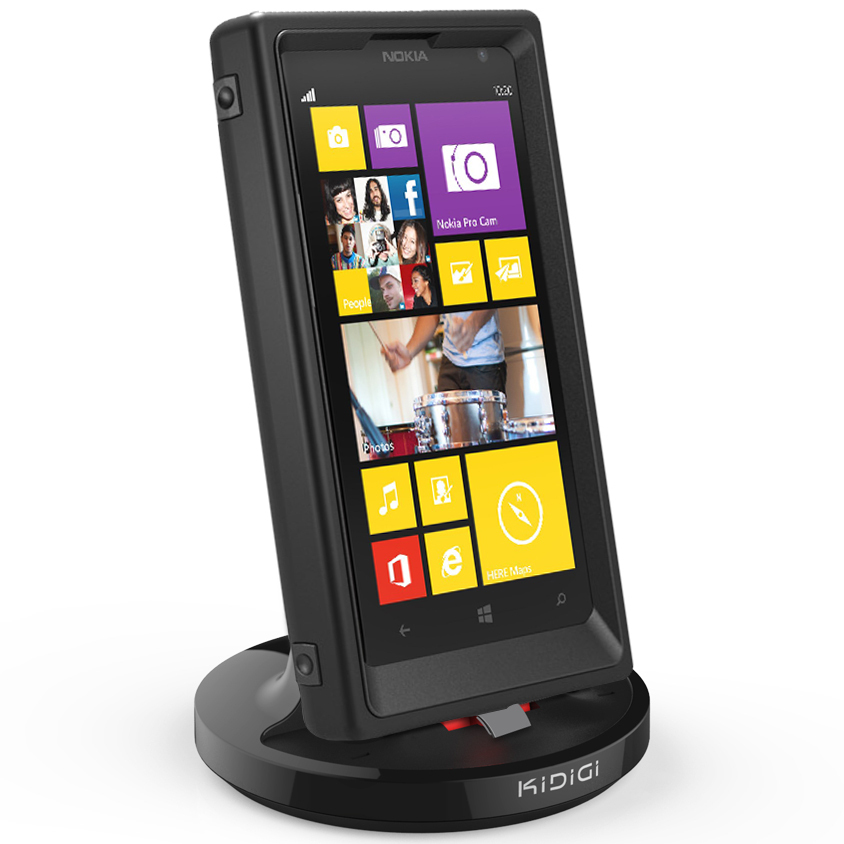 kidigi 2a rugged case dock charger nokia lumia 1020
