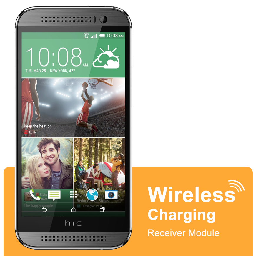 htc one m8 wireless charging receiver card micro usb