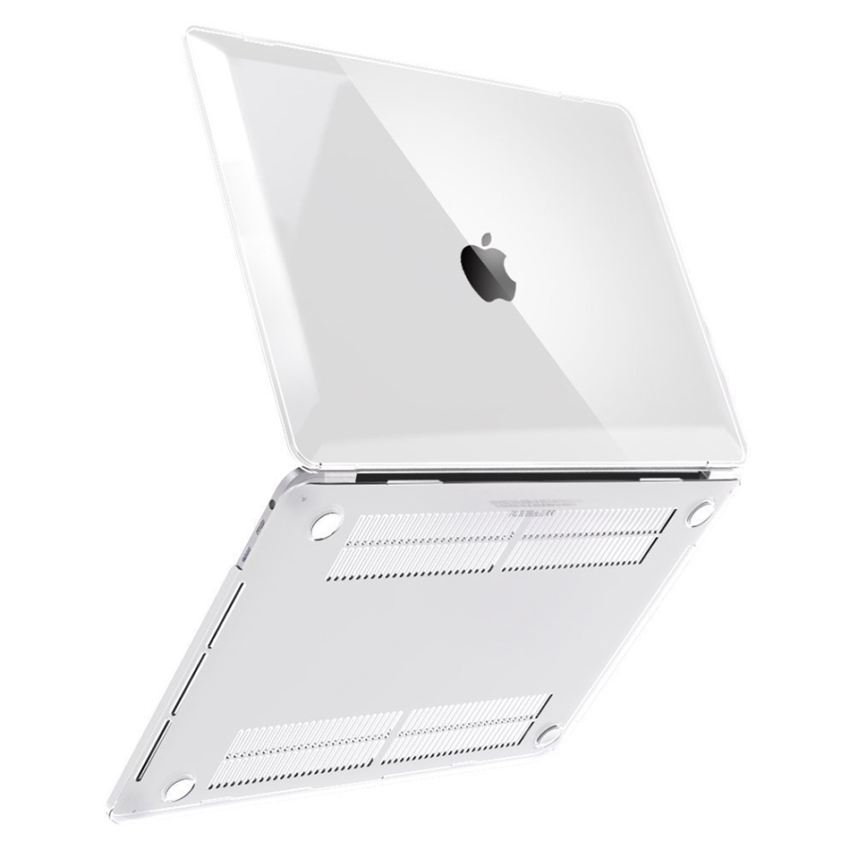 Case McBook Air 13'' 2018 Transparent Black Polycarbonate Shockproof  Protection