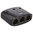 Dual USB Triple Socket Car Charger 3 Way Port Splitter - Black