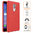 Flexi Slim Carbon Fibre Case for Huawei GR5 (2017) - Brushed Red