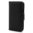 Leather Wallet Case (Card Holder) for HTC One M7 - Black