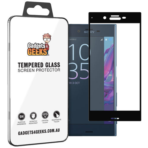 3D Curved Tempered Glass Screen Protector for Sony Xperia XZ - Black