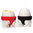 Peleg Design Sumo Eggs 2 Egg Cup Holders Set