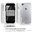 Orzly Fusion Frame Bumper Case for Apple iPhone 8 / 7 - White (Clear)
