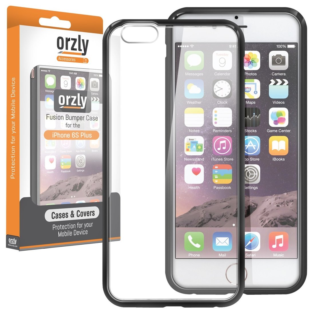 Orzly Fusion Bumper Case Apple Iphone 6s Plus Black