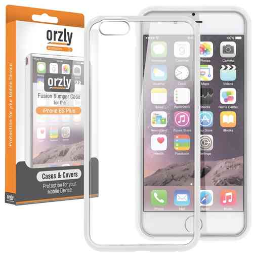 Orzly Fusion Bumper Case for Apple iPhone 6 Plus / 6s Plus - White