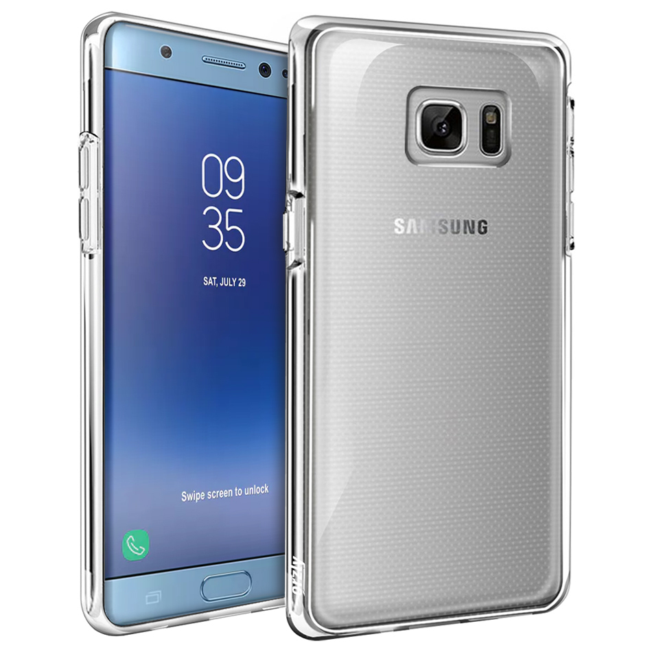 Orzly Flexi Case For Samsung Galaxy Note Fe Clear
