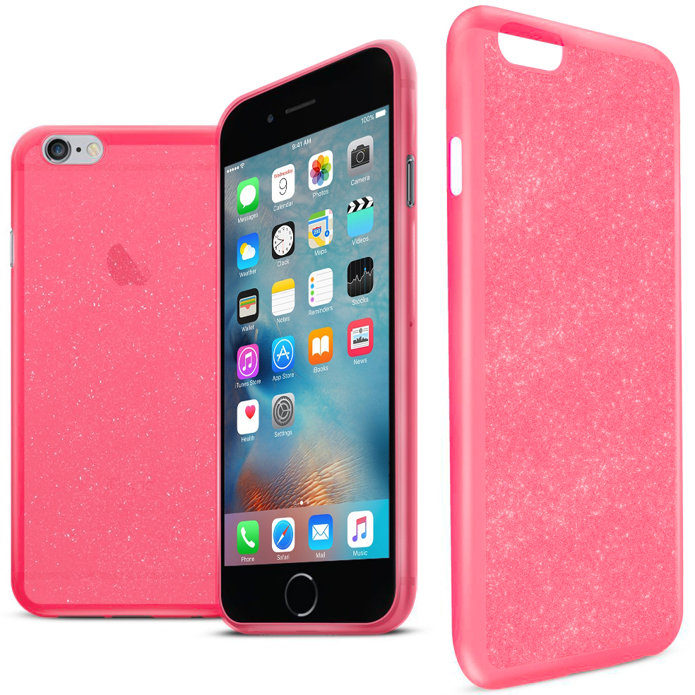 Orzly Stardust Case For Apple Iphone 6s Plus Smoke Pink