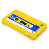 Retro Cassette Tape Case for Apple iPhone 4 / 4s - Yellow