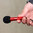 Remax 3.5mm Wired Mini SingSong Karaoke Microphone for Phones - Red