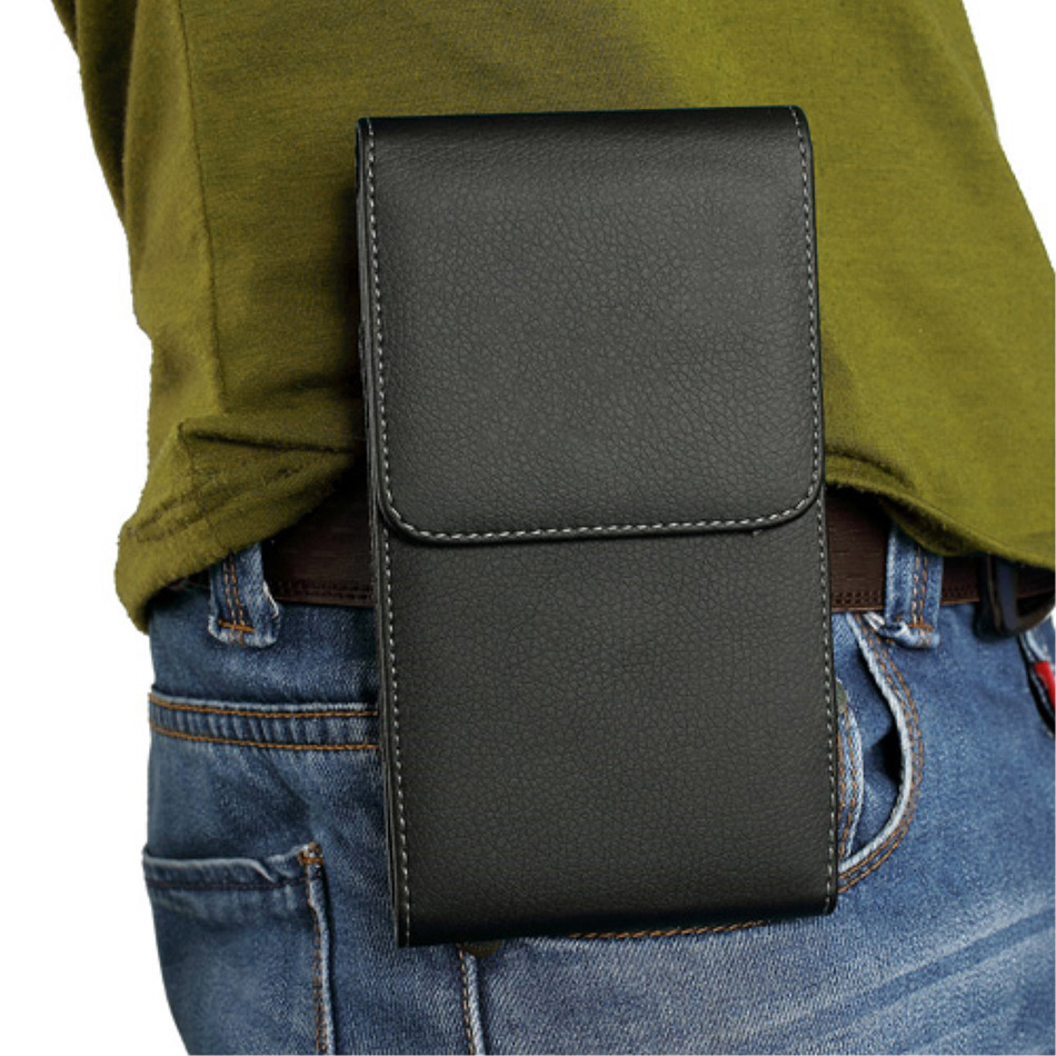 Executive Small Vertical Leather Pouch 