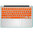Enkay Keyboard Protector Cover Skin for Apple 11" MacBook Air - Orange