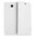 Leather Flip Case for Xiaomi Mi 4 - White