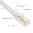 Flat Cat7 Ethernet High Speed 10Gbps LAN Network Cable (1m)