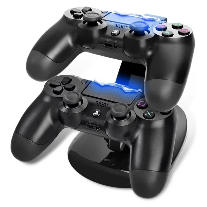 Dual USB Fast Charging Station Playstation 4 Charging Dock for PS4/ PS4 Slim/ PS4 Pro Controller PS4 Controller Charger 