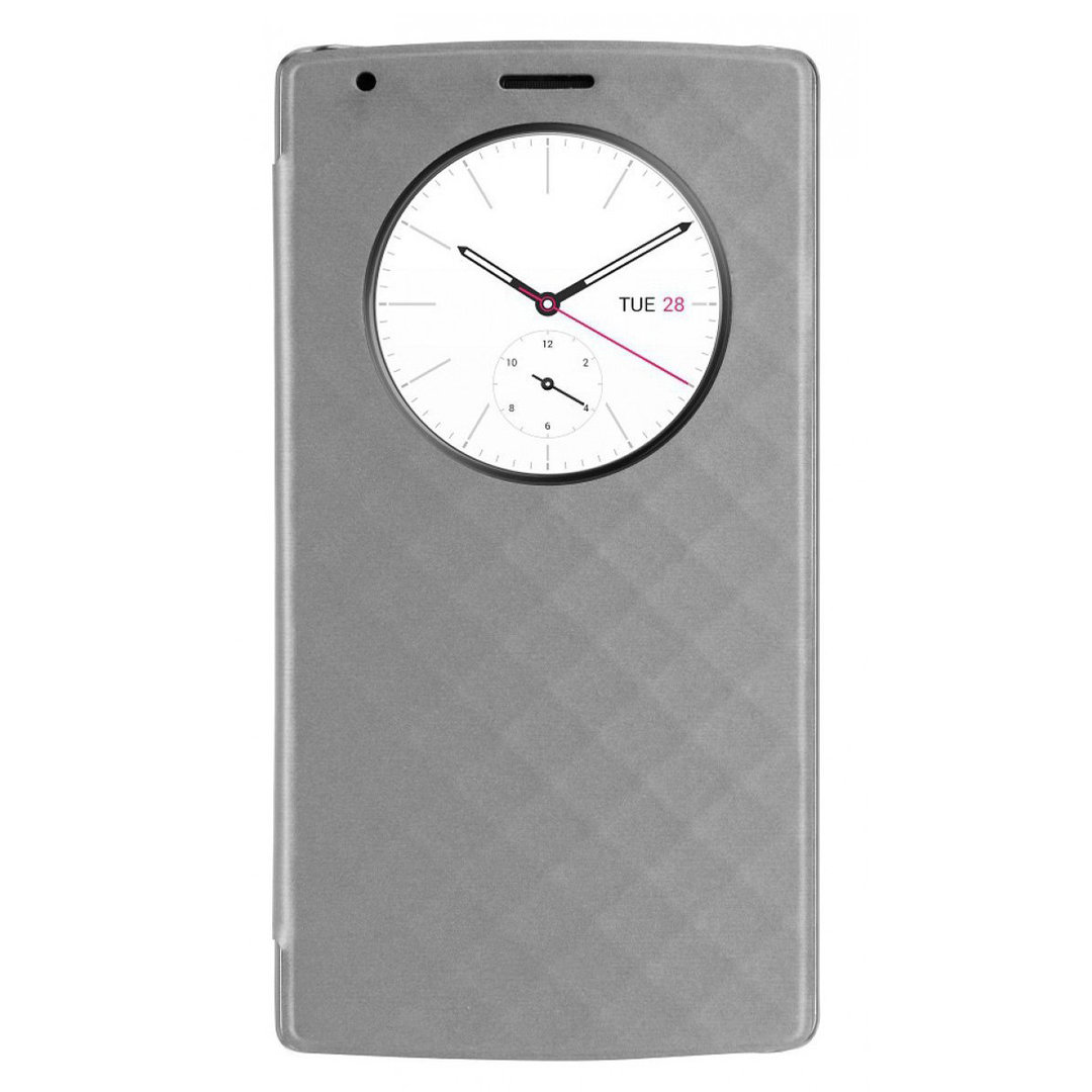 paint processing gray Qi Wireless Charging QuickCircle Case - LG G4 (Grey)