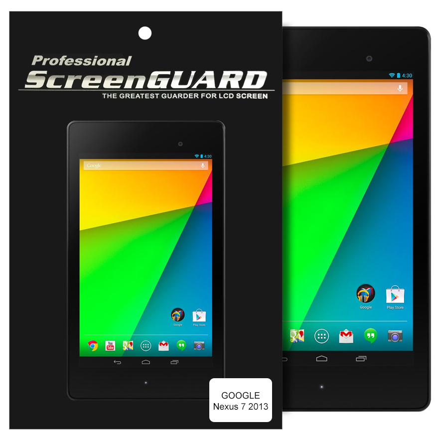 2 Pack Clear Tablet Screen Protector Guard 7" ASUS Google Nexus 7 