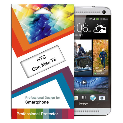 (2-Pack) Clear Film Screen Protector for HTC One Max T6