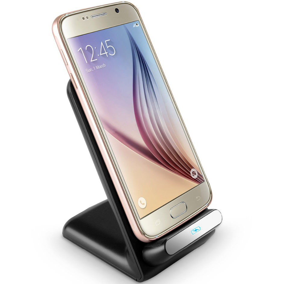 Qi Wireless Charger Dock Stand Samsung Galaxy S6