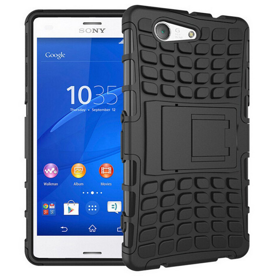 portemonnee fiets Eerder Dual Layer Rugged Shockproof Case for Sony Xperia Z3 Compact