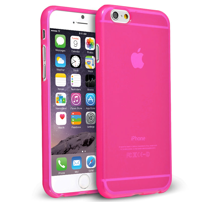 Flexi Case For Apple Iphone 6s Smoke Pink