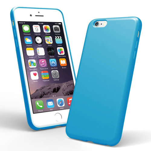 Spectrum Silicone Case for Apple iPhone 6 Plus / 6s Plus - Cyan Blue