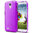 Flexi Slim Gel Case for Samsung Galaxy S4 - Smoke Purple (Two-Tone)