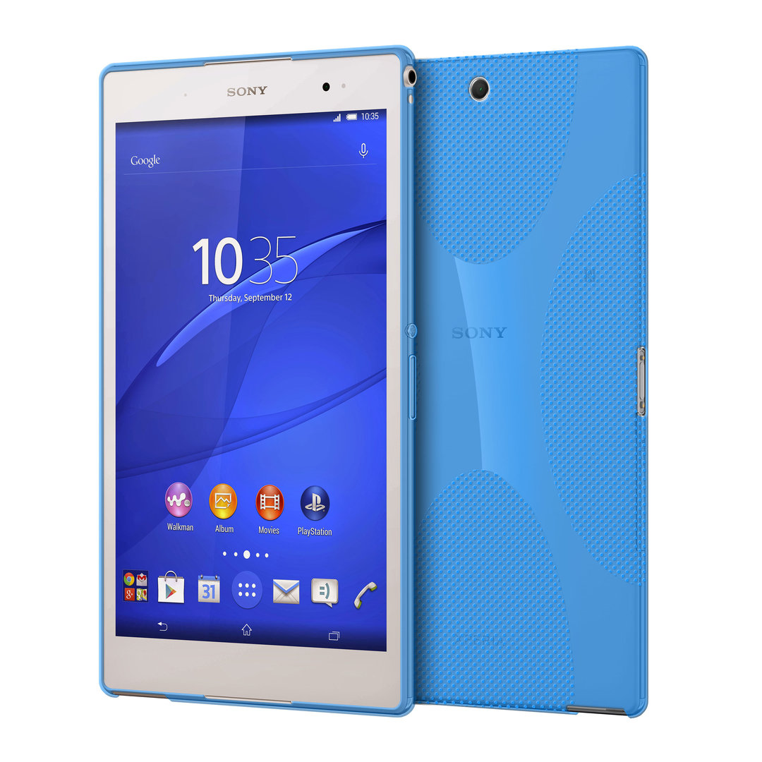 X Line Gel Case Sony Xperia Z3 Tablet Compact Blue