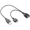Micro-USB 3.0 (Micro-B) OTG Cable Adapter for Mobile Phone / Tablet