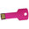 8GB Metal Key USB 2.0 Flash Memory Stick (Thumb Drive) - Pink