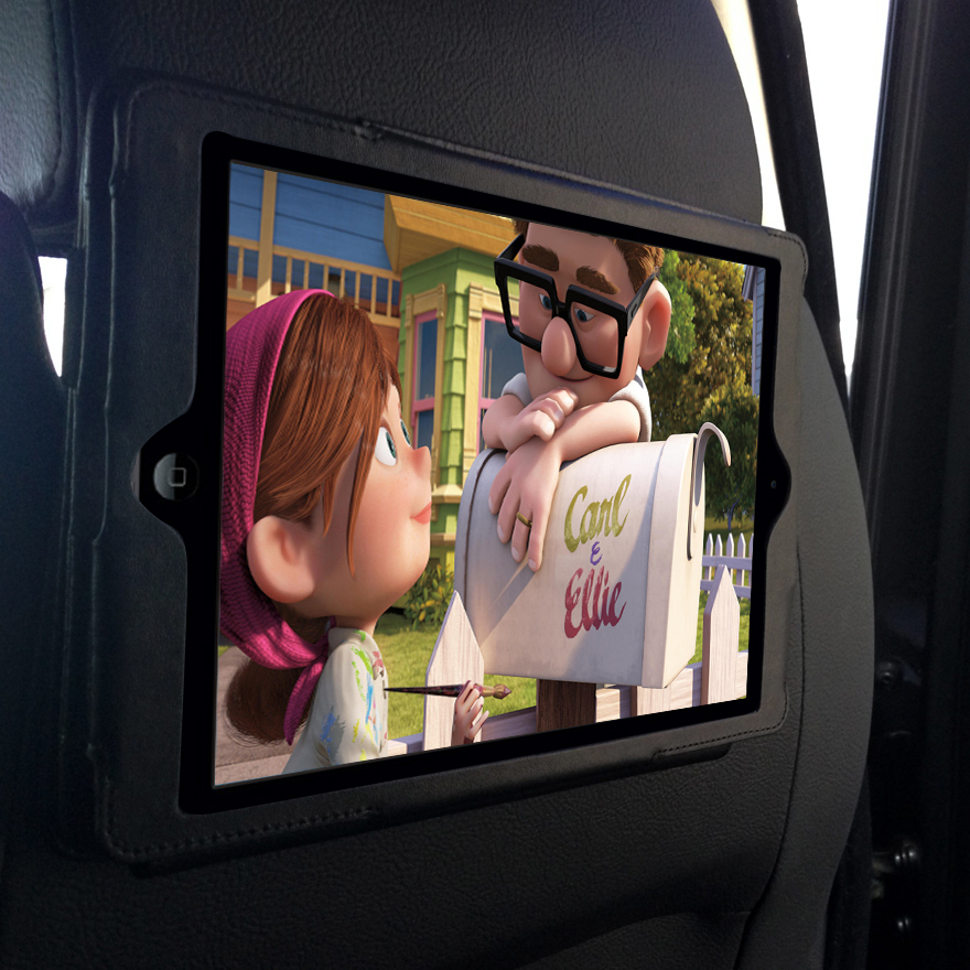 Orzly Car Headrest Mount Leather Case Apple Ipad Air 2
